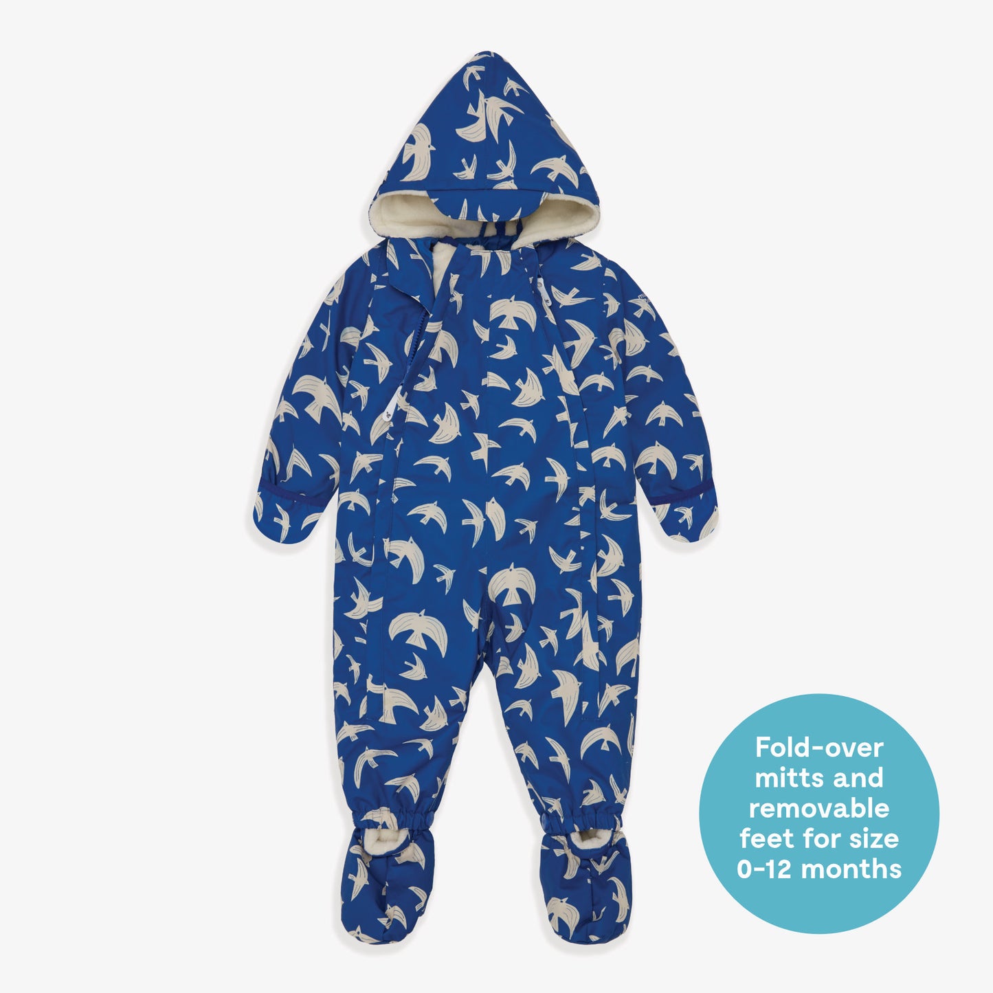 3 in 1 Waterproof Scampsuit Blue Bird