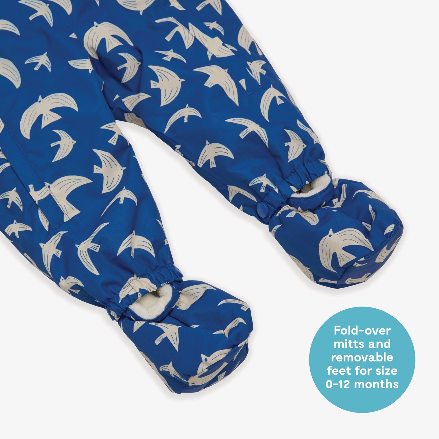 3 in 1 Waterproof Scampsuit Blue Bird