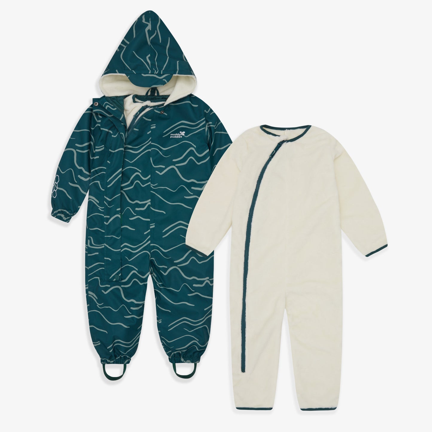 3 in 1 Waterproof Scampsuit Green Mountain