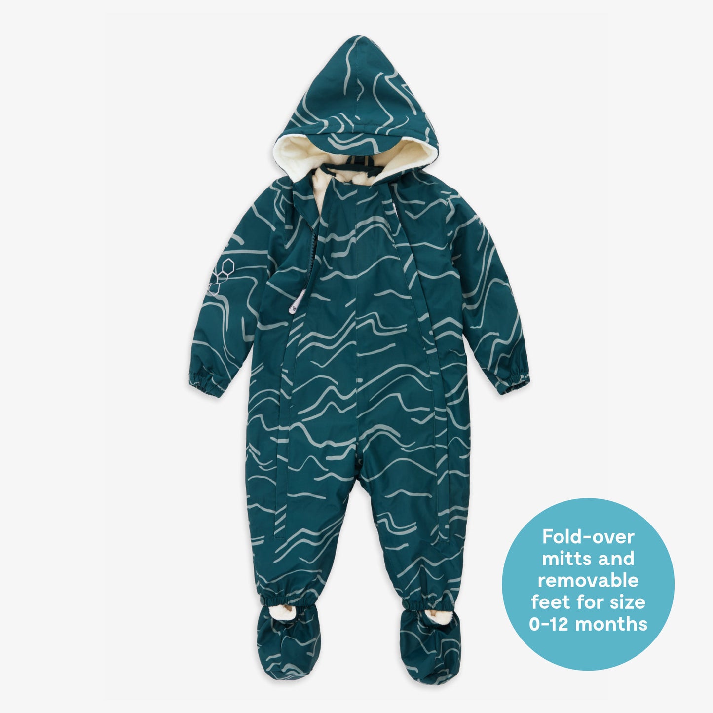 3 in 1 Waterproof Scampsuit Green Mountain