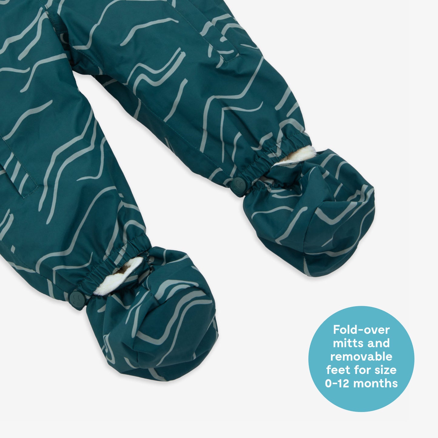 3 in 1 Waterproof Scampsuit Green Mountain