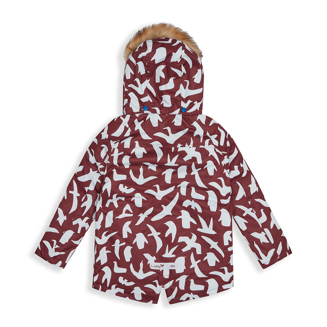 3 in 1 Waterproof Parka Jacket Burgundy
