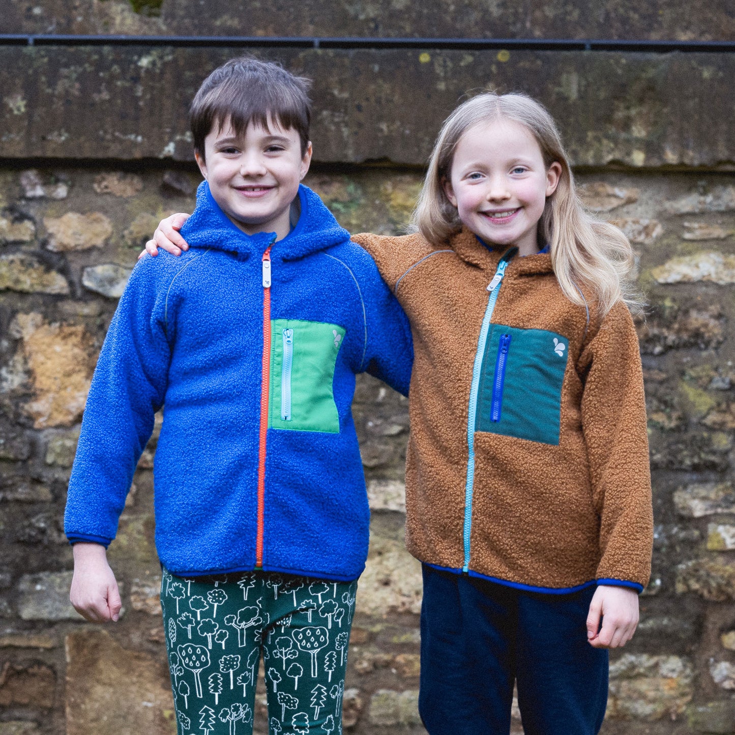 Borg Fleece Jacket Brown