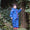 EcoSplash Waterproof Fleece Lined Puddle Suit Blue Lightning
