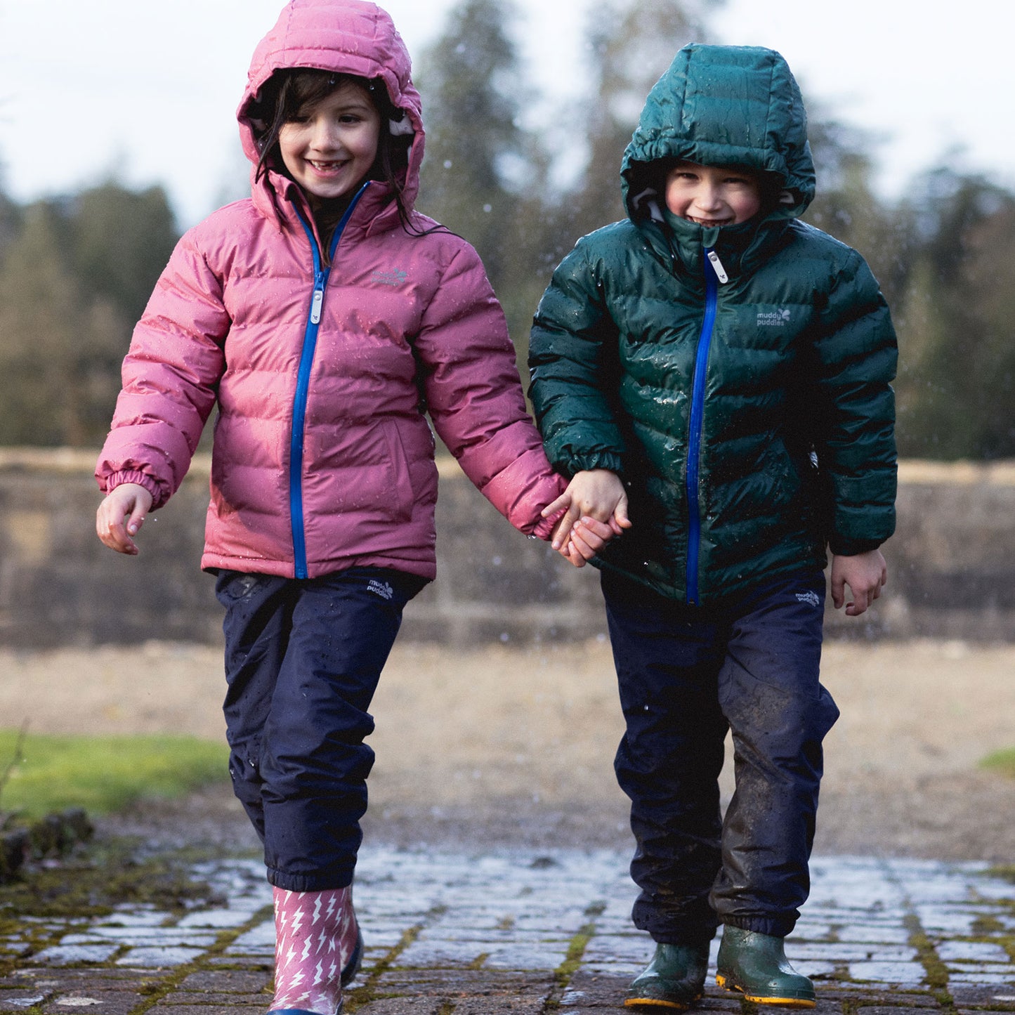 Waterproof Puffer Jacket Pink