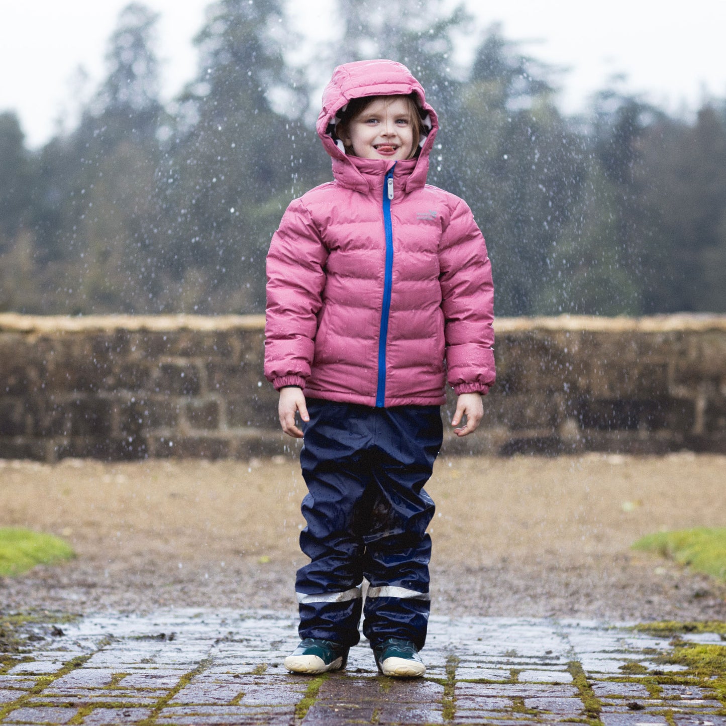 Waterproof Puffer Jacket Pink