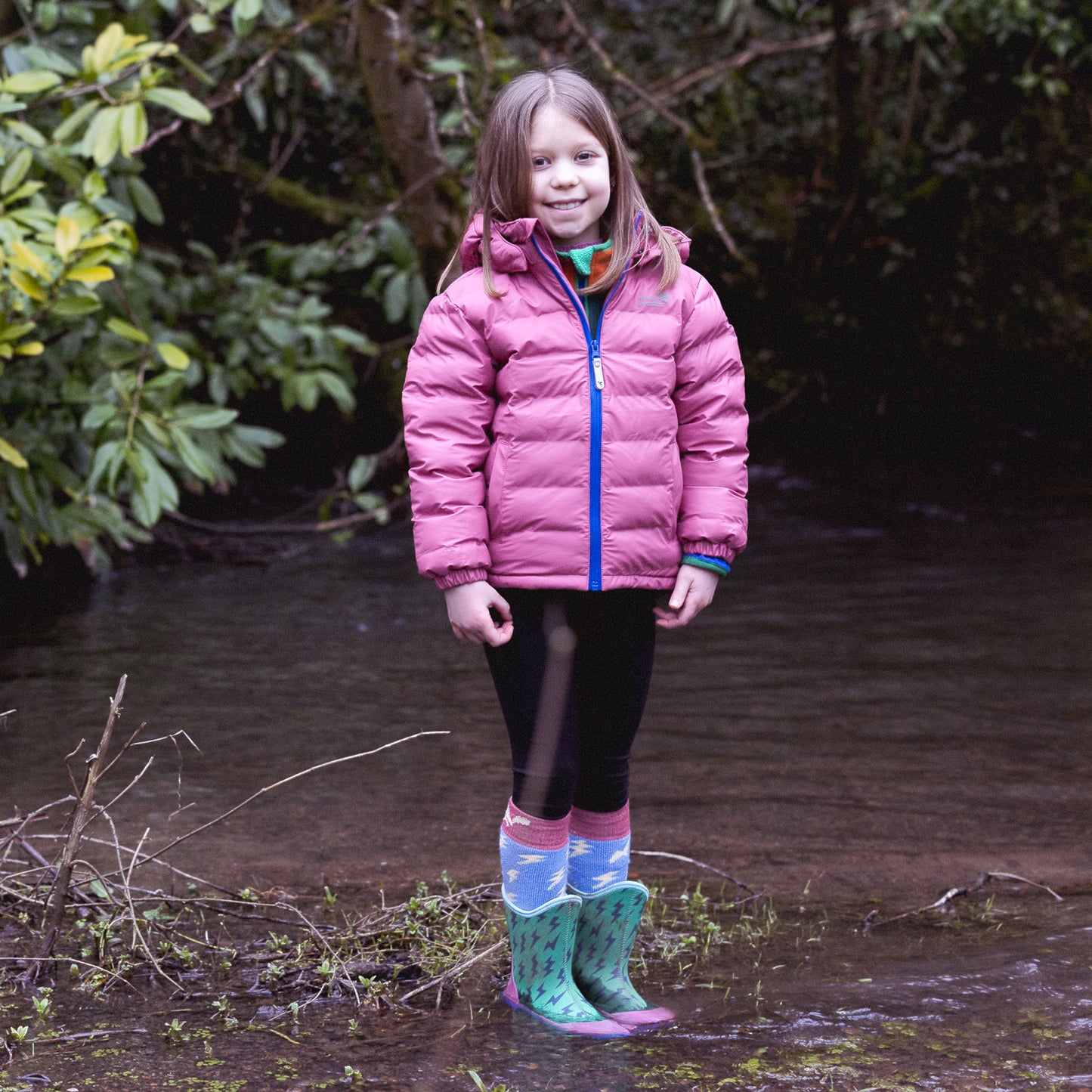 Waterproof Puffer Jacket Pink