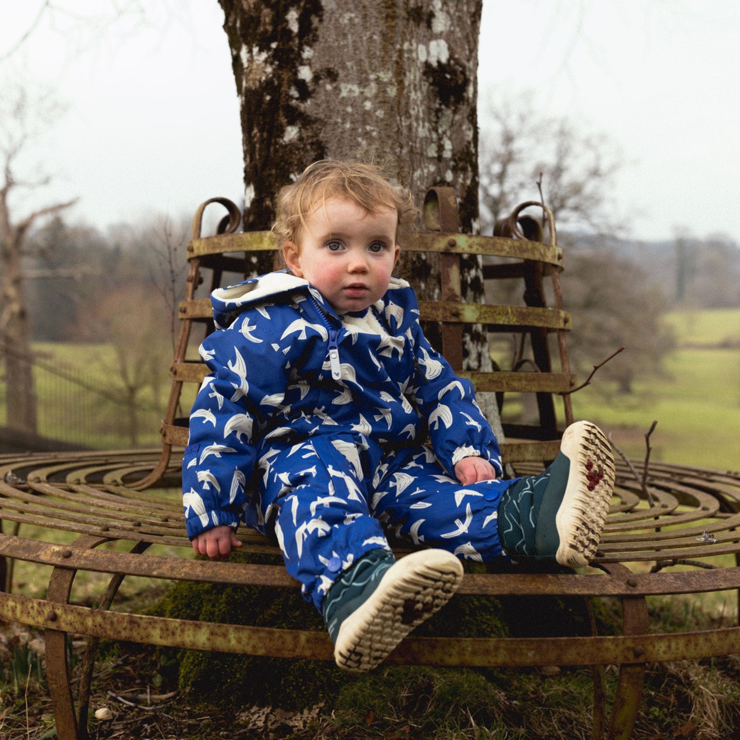 3 in 1 Waterproof Scampsuit Blue Bird