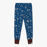 Kids Thermal Leggings Blue