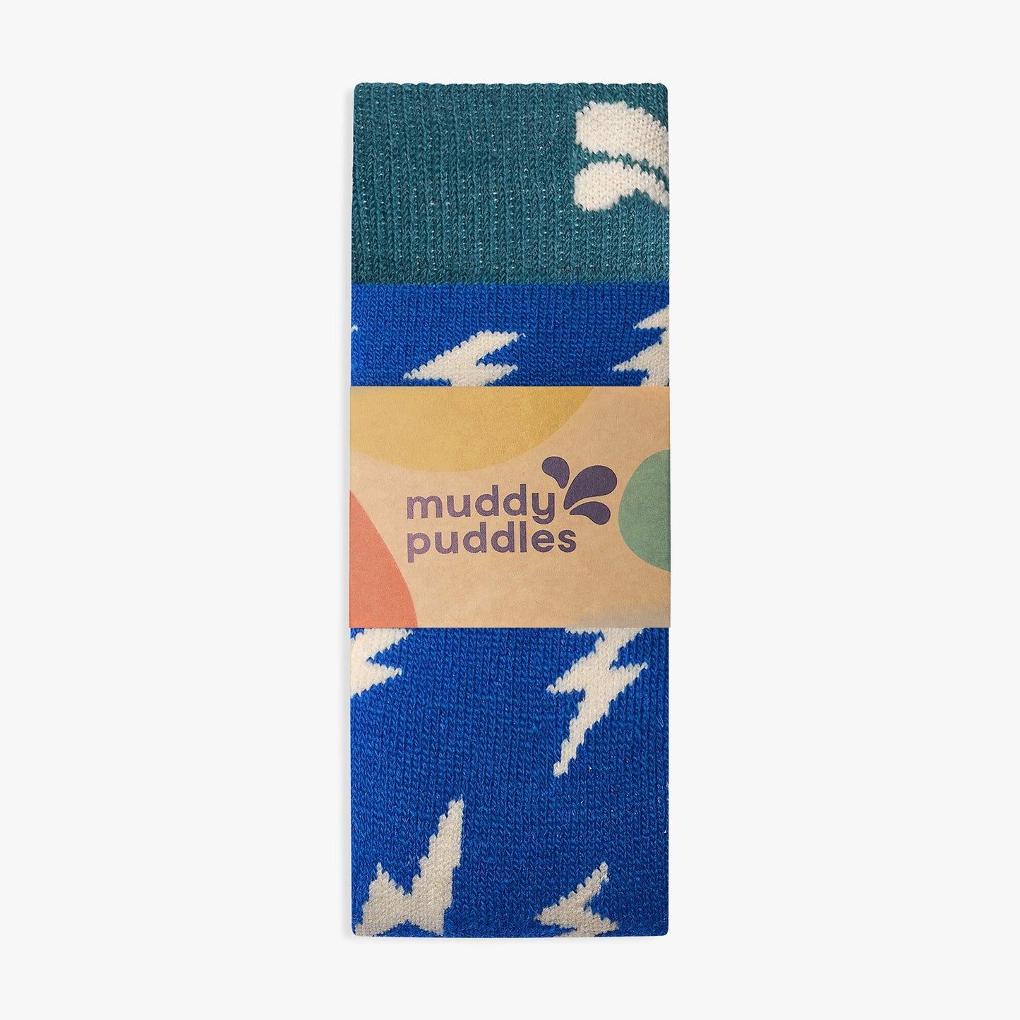 Puddlestomper Twin Pack Socks Green Blue