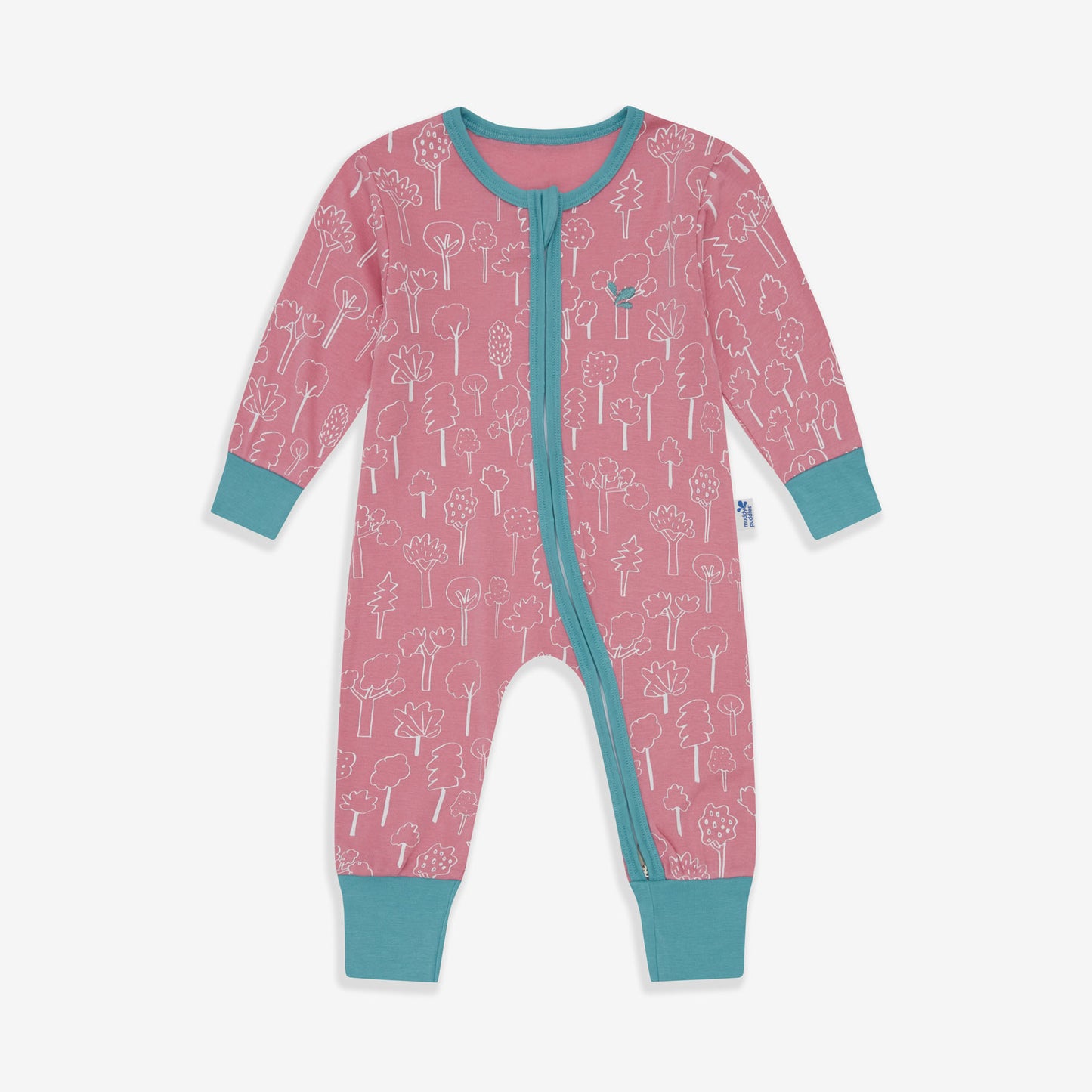 Thermal Sleepsuit Pink Forest