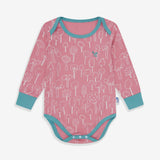 Thermal Baby Grow Pink Forest
