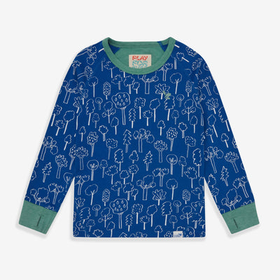 Kids Thermal Top Blue Forest