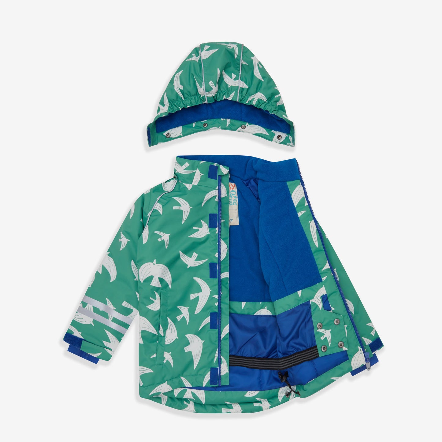 Blizzard Kids Ski Jacket Green Bird
