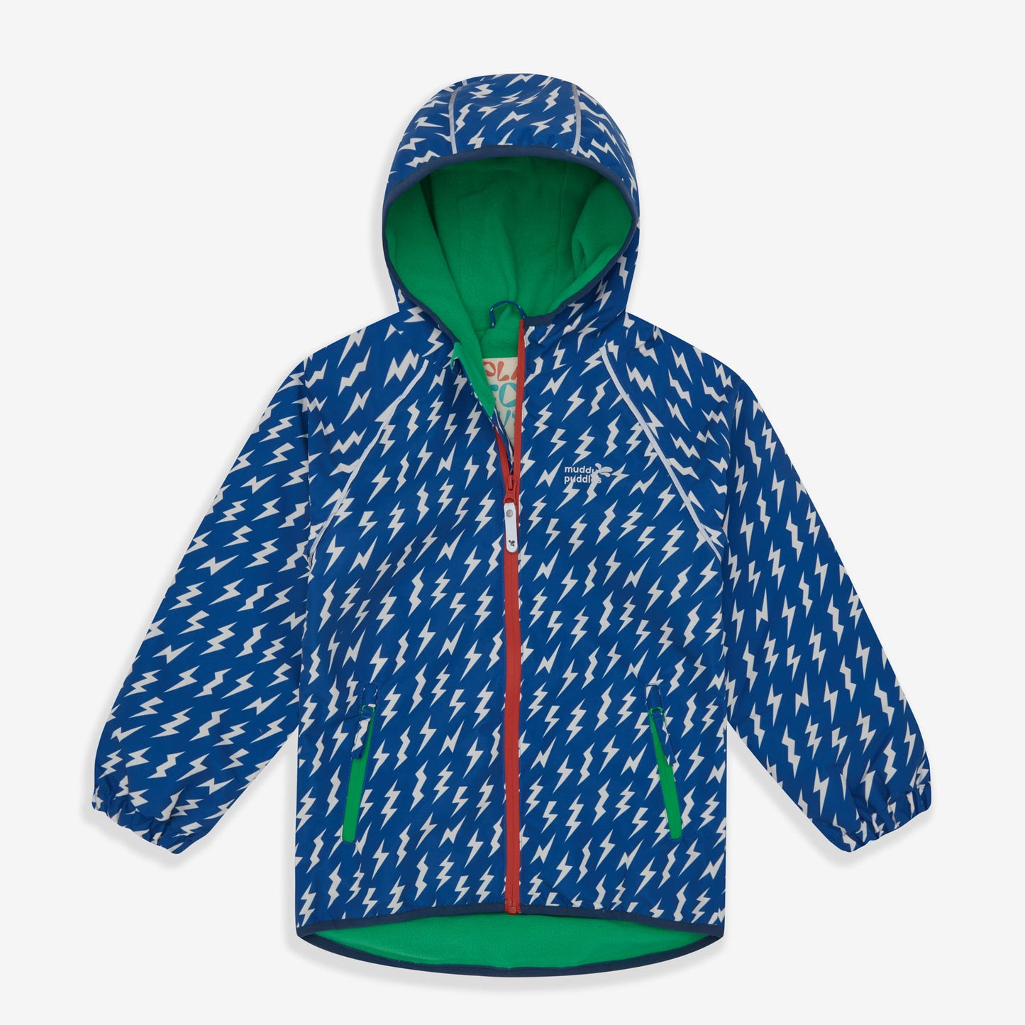 EcoSplash Waterproof Fleece Lined Jacket Blue Lightning