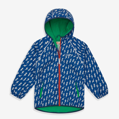 EcoSplash Waterproof Fleece Lined Jacket Blue Lightning