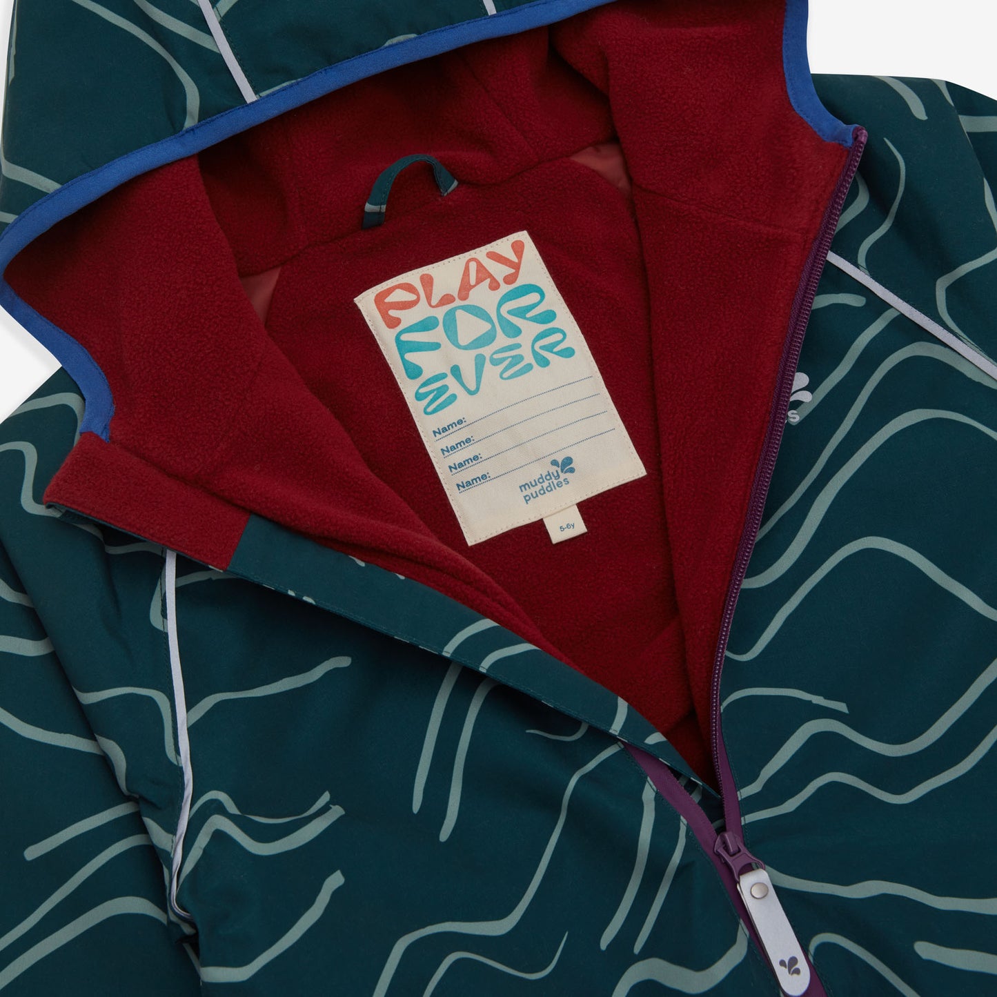 EcoSplash Waterproof Fleece Lined Jacket Green Mountain