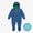 EcoSplash Waterproof Fleece Lined Puddle Suit Blue Lightning