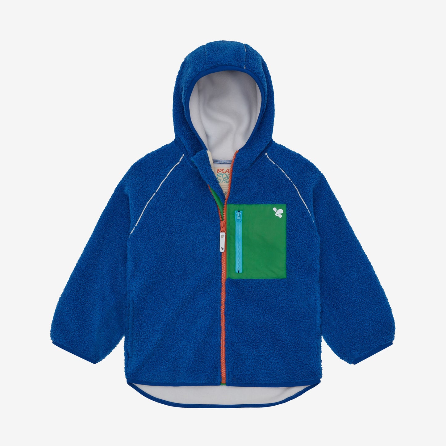 Borg Fleece Jacket Blue
