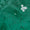 Originals Waterproof Puddle Suit Green: close-up of water droplets on the green, waterproof fabric, featuring a white logo.