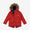 3 in 1 Waterproof Parka Red