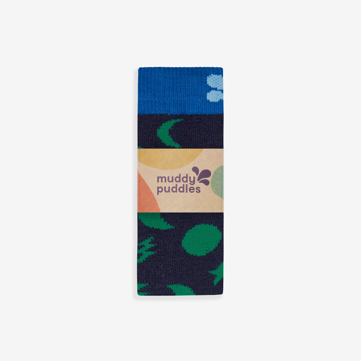 Puddlestomper Welly Socks Navy Moon