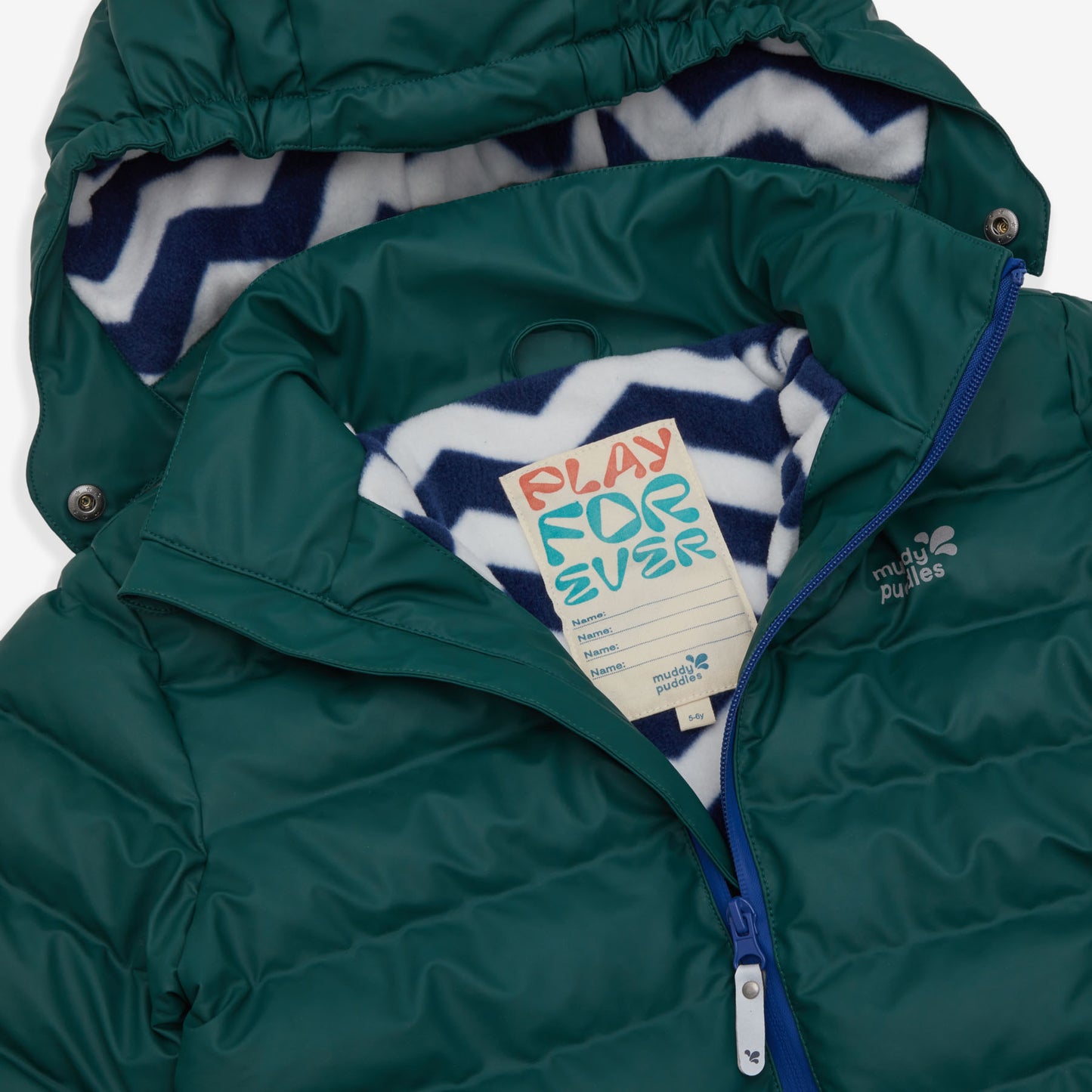 Waterproof Puffer Jacket Dark Green