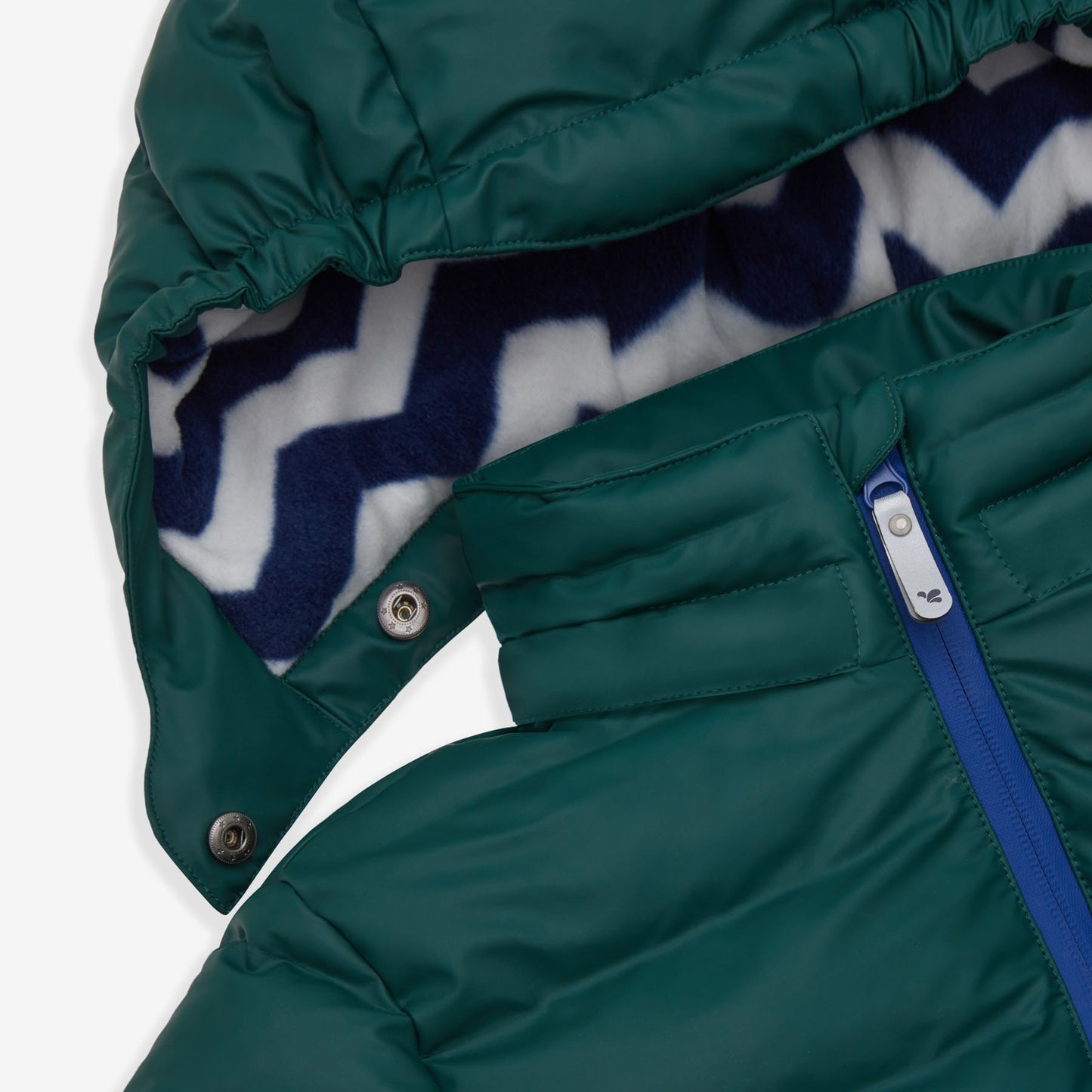 Waterproof Puffer Jacket Dark Green