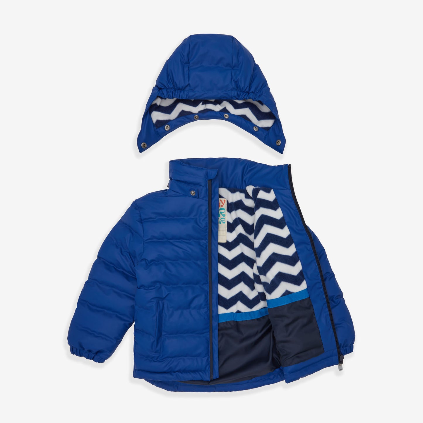 Waterproof Puffer Jacket Blue