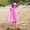 Beach Towel Poncho Pink Starfish