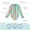 UV Protective Long Sleeve Swimsuit Multi Stripe with a high neck, long sleeves, front zip, and made from recycled materials.