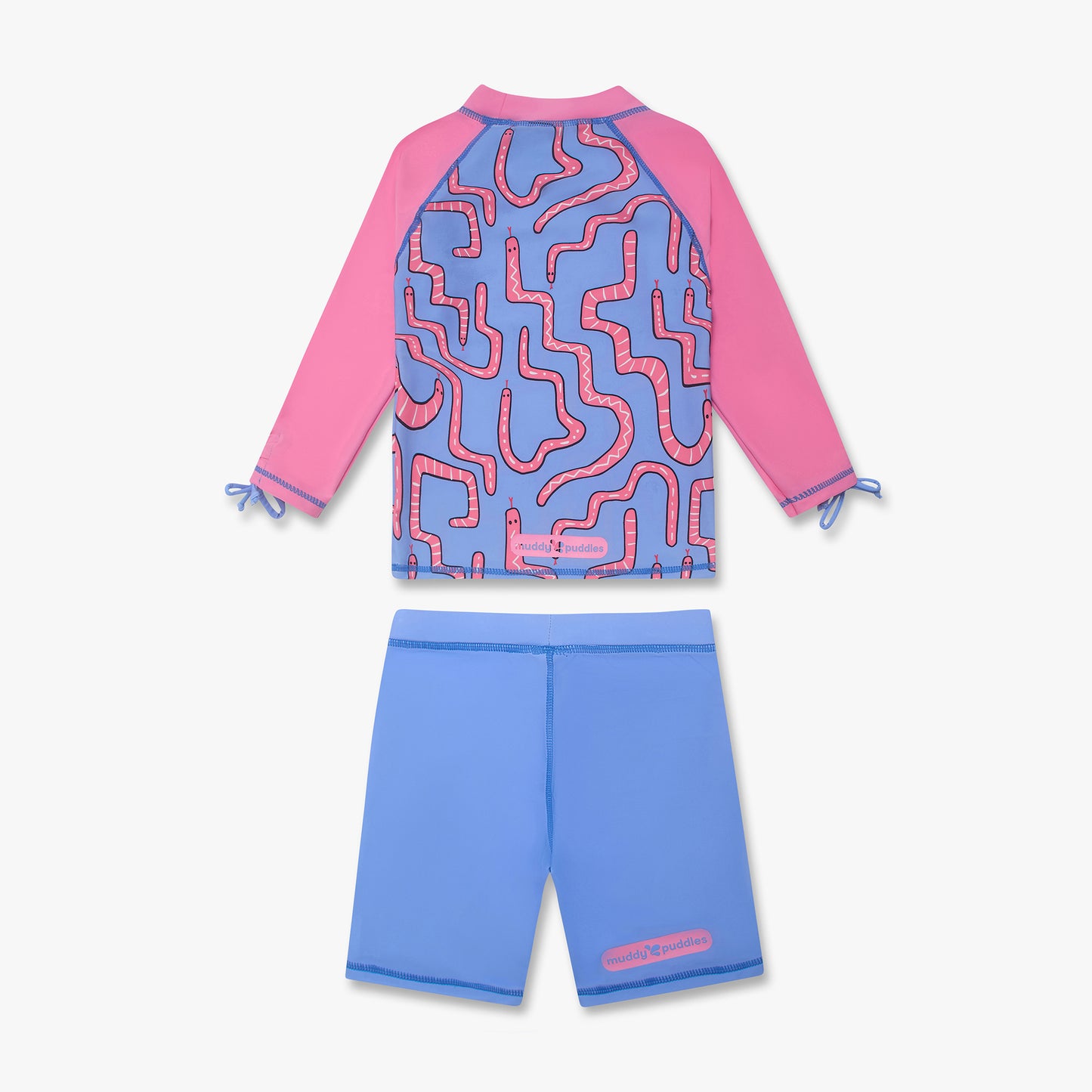 UV Protective Surf Set Pink Snake