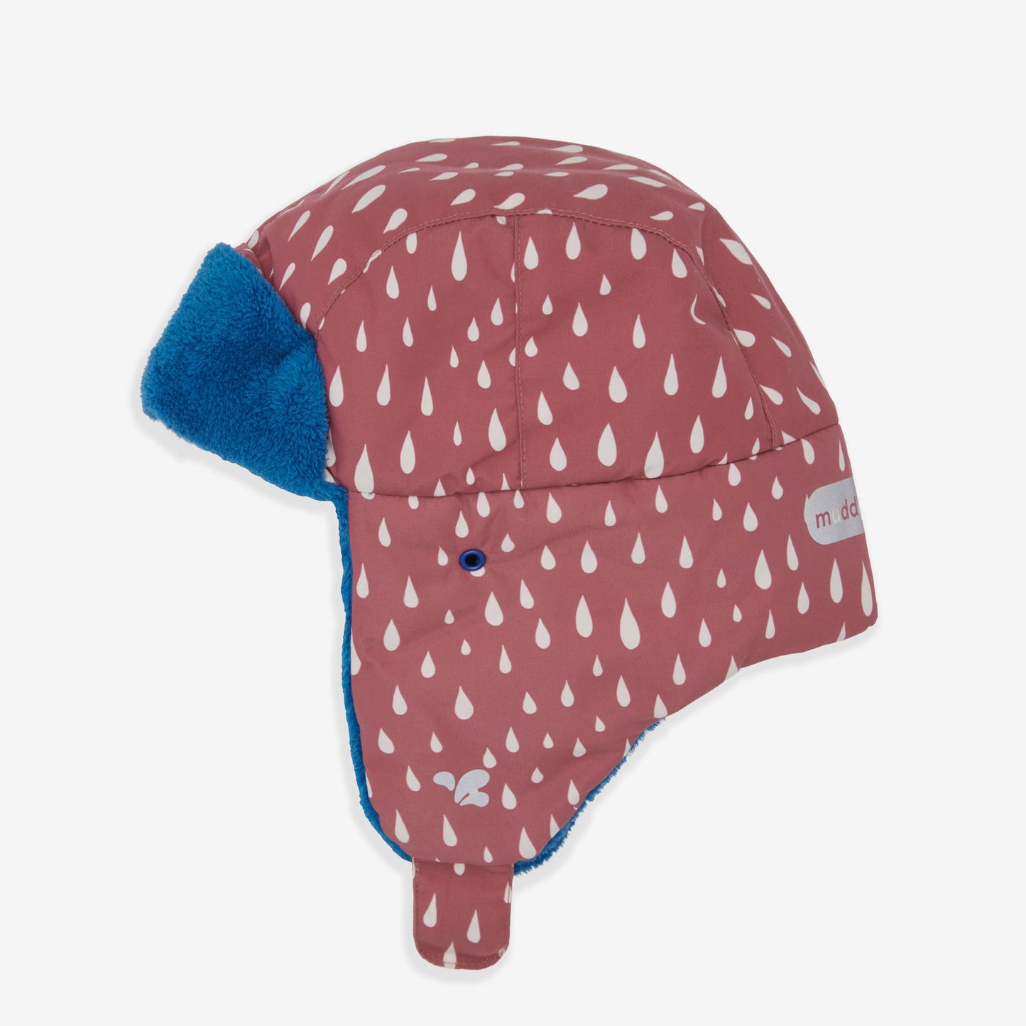 Trapper Hat Pink Raindrop