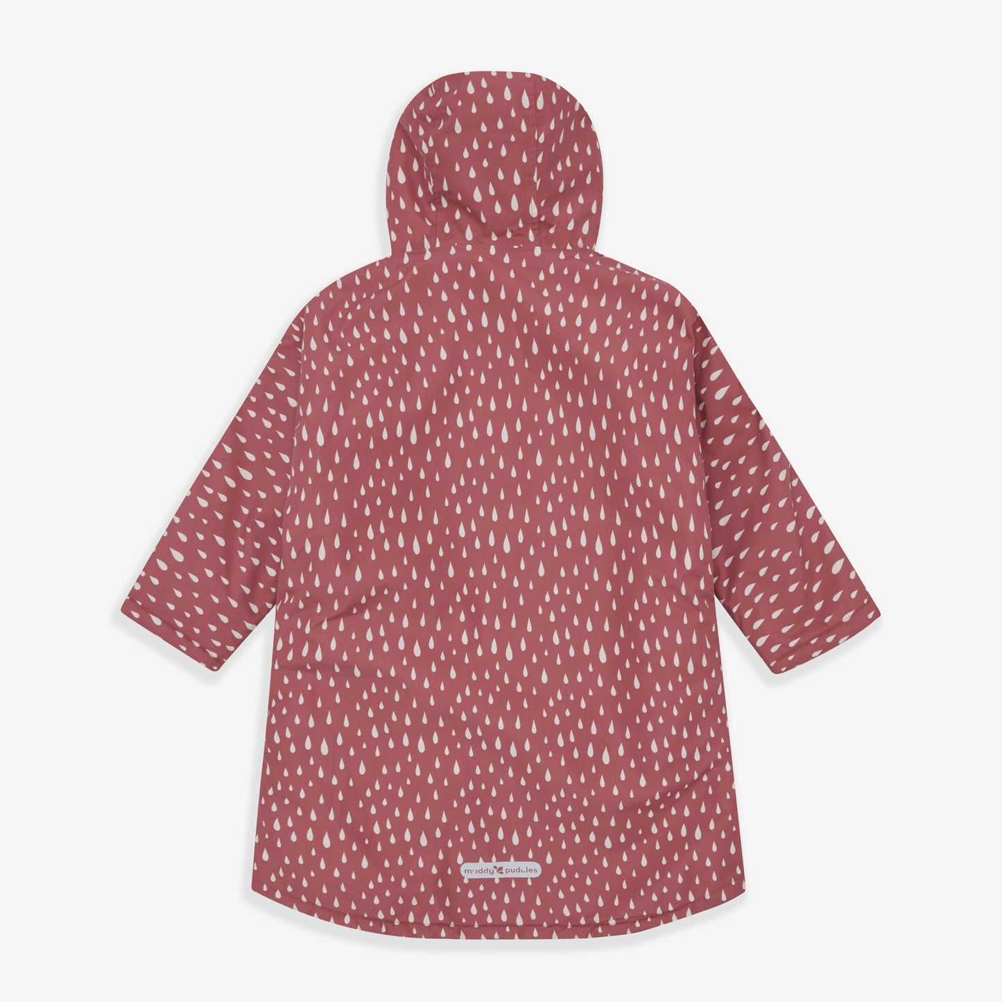Waterproof Changing Robe Pink Raindrop