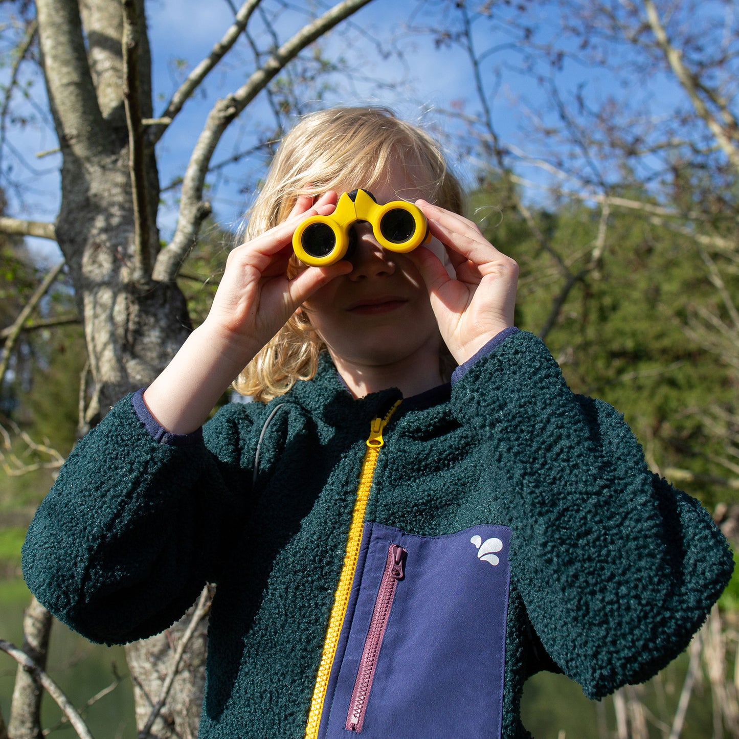 Borg Fleece Jacket Dark Green