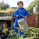 EcoSplash Fleece Lined Waterproof Puddle Suit Blue
