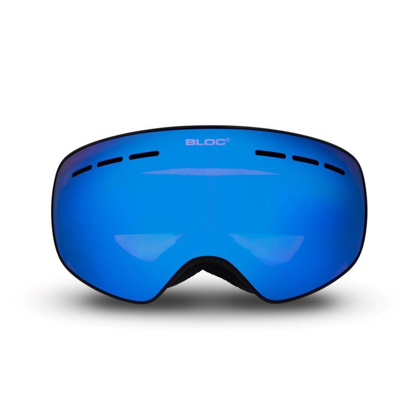 Bloc Moon Ski Goggles Black Frame Blue