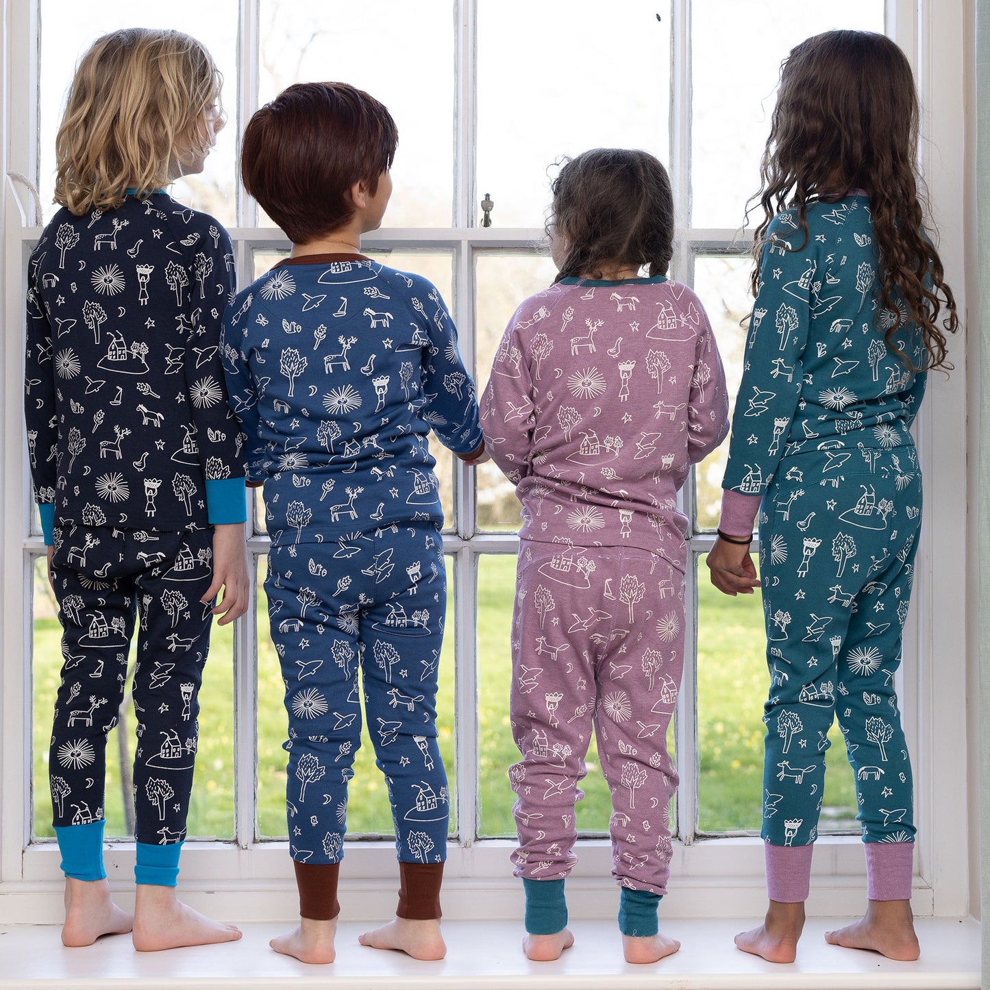 Kids Thermal Top Navy