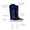 Navy Puddleflex Fleece Lined Wellies with fleece lining, faux fur trim, lace tie, reflective strip, durable rubber and gripped sole.