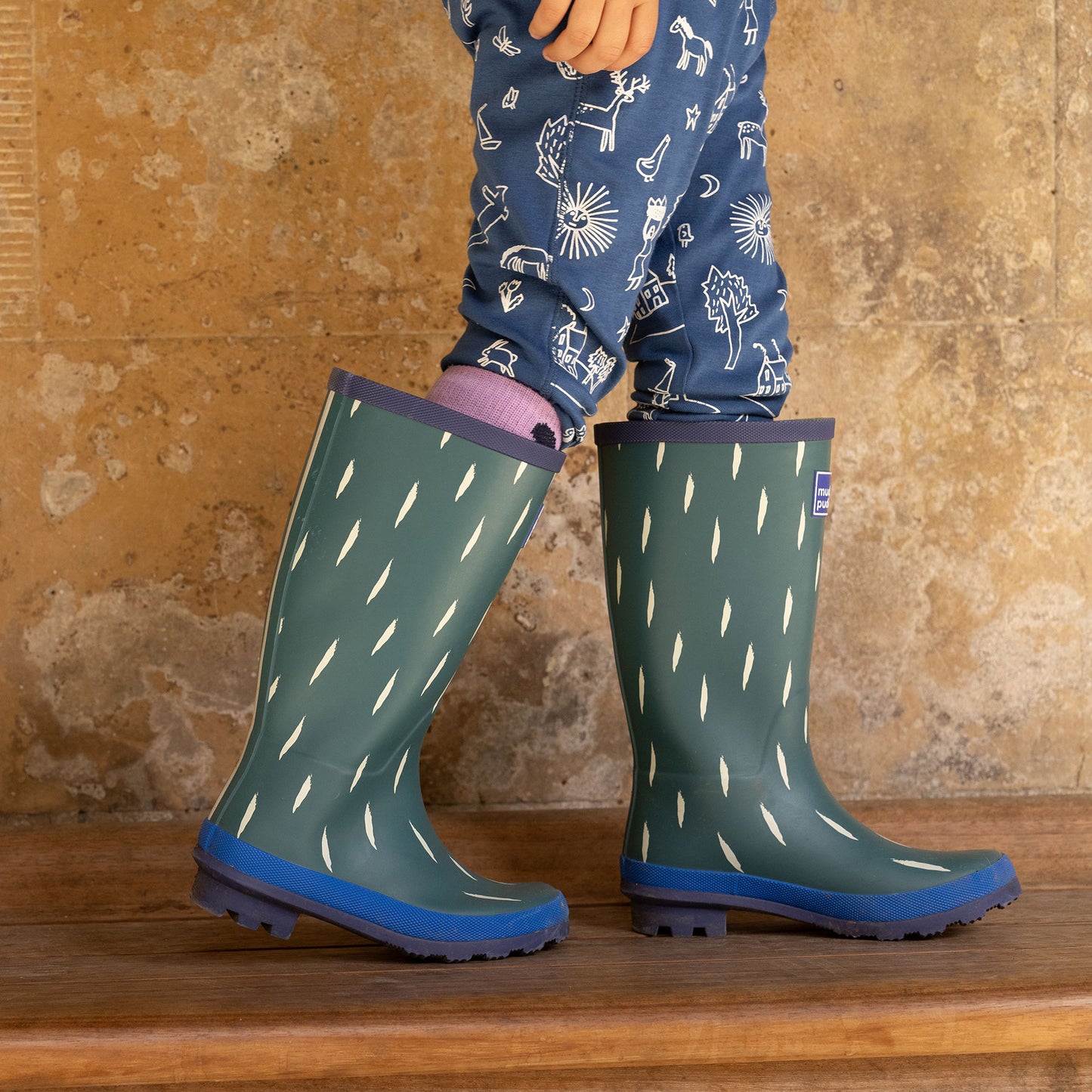 Puddlestomper Wellies Green