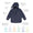 Rainy Day Waterproof Jacket Navy shown with details about the jacket's features such as reflective details and being unlined.