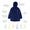 Originals Waterproof Jacket Navy. A navy waterproof jacket with hood. It has elasticated cuffs and back for extra comfort and protection.