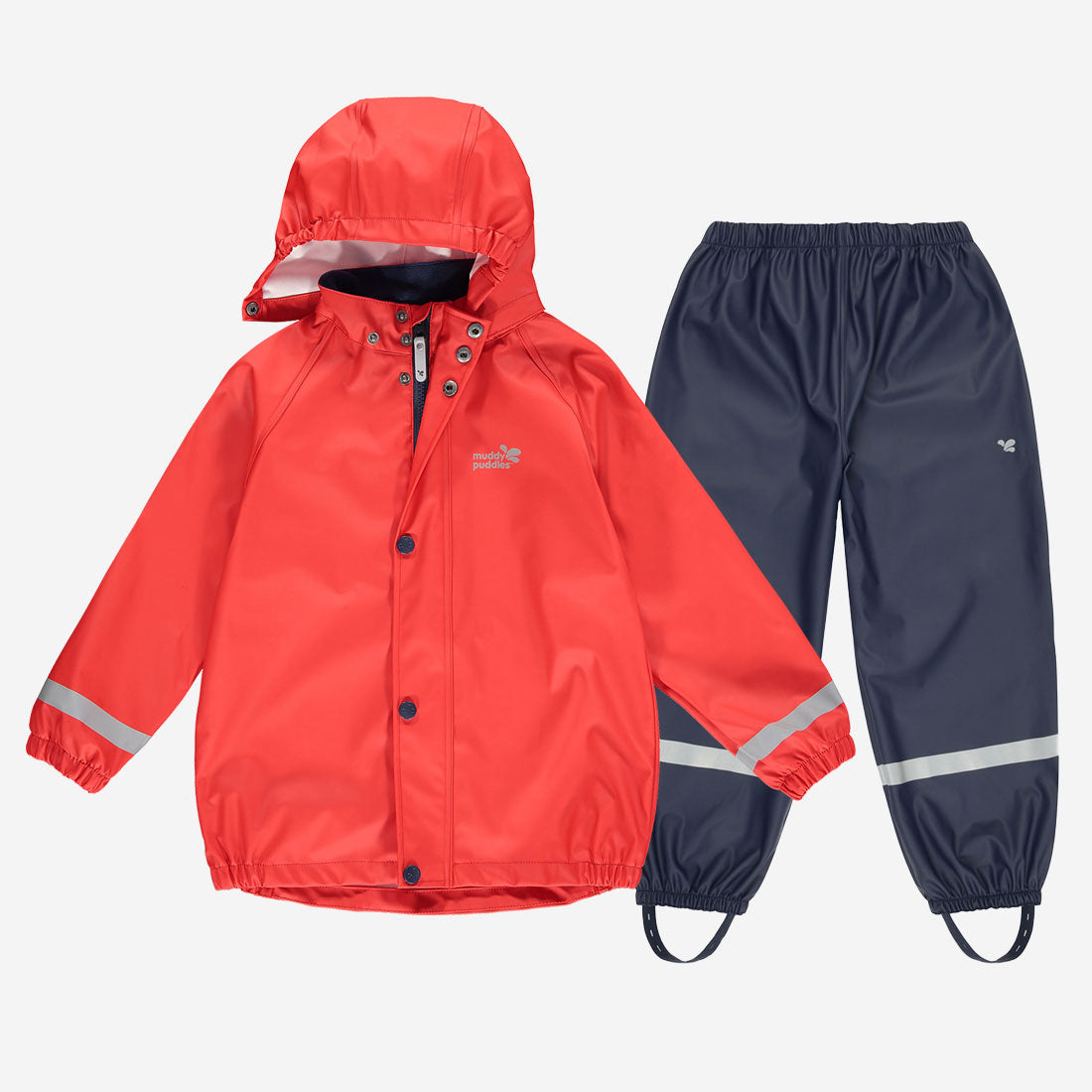 Rainy Day Trouser Set Red Recycled