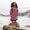 Waterproof Changing Robe Pink Raindrop