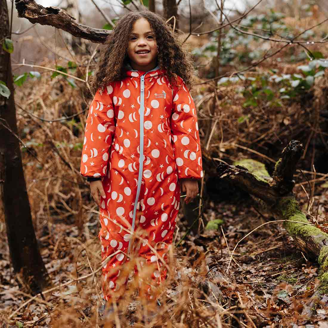 EcoSplash Fleece Lined Puddle Suit Red