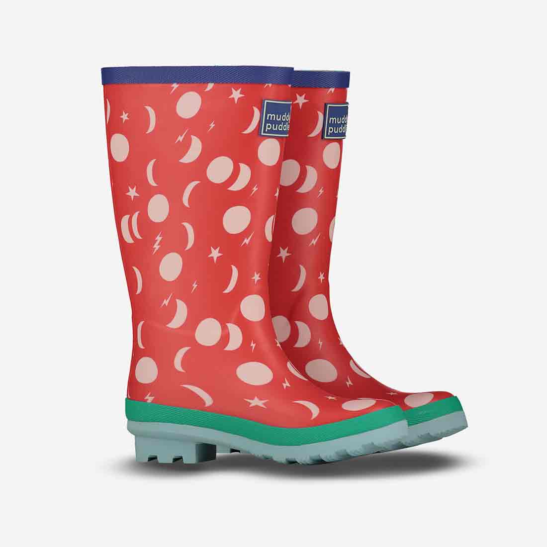 Puddlestomper Wellies Red