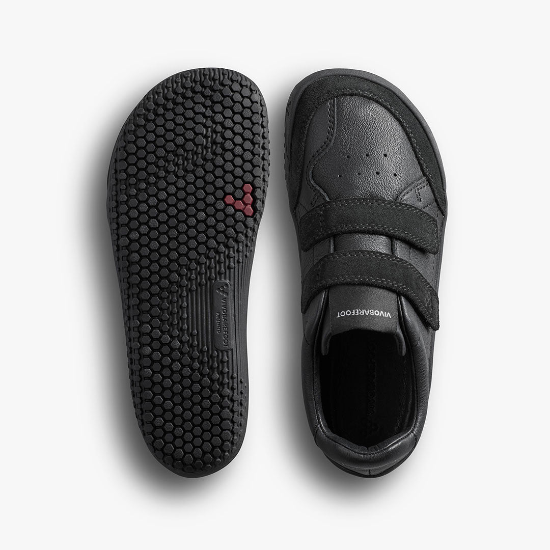Vivobarefoot Gobi School Sneakers Obsidian