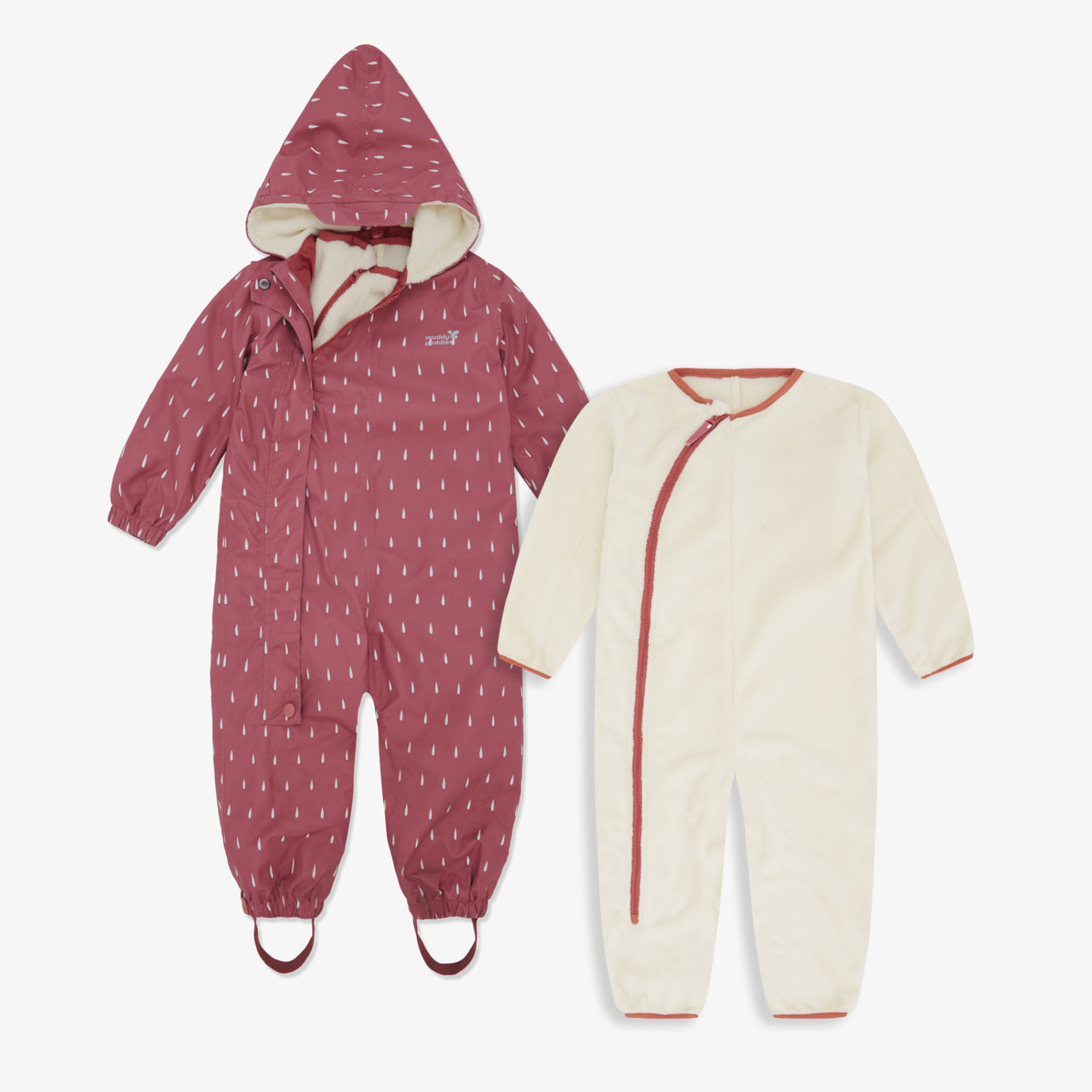 3 in 1 Scampsuit Pink Kids - Muddy Puddles