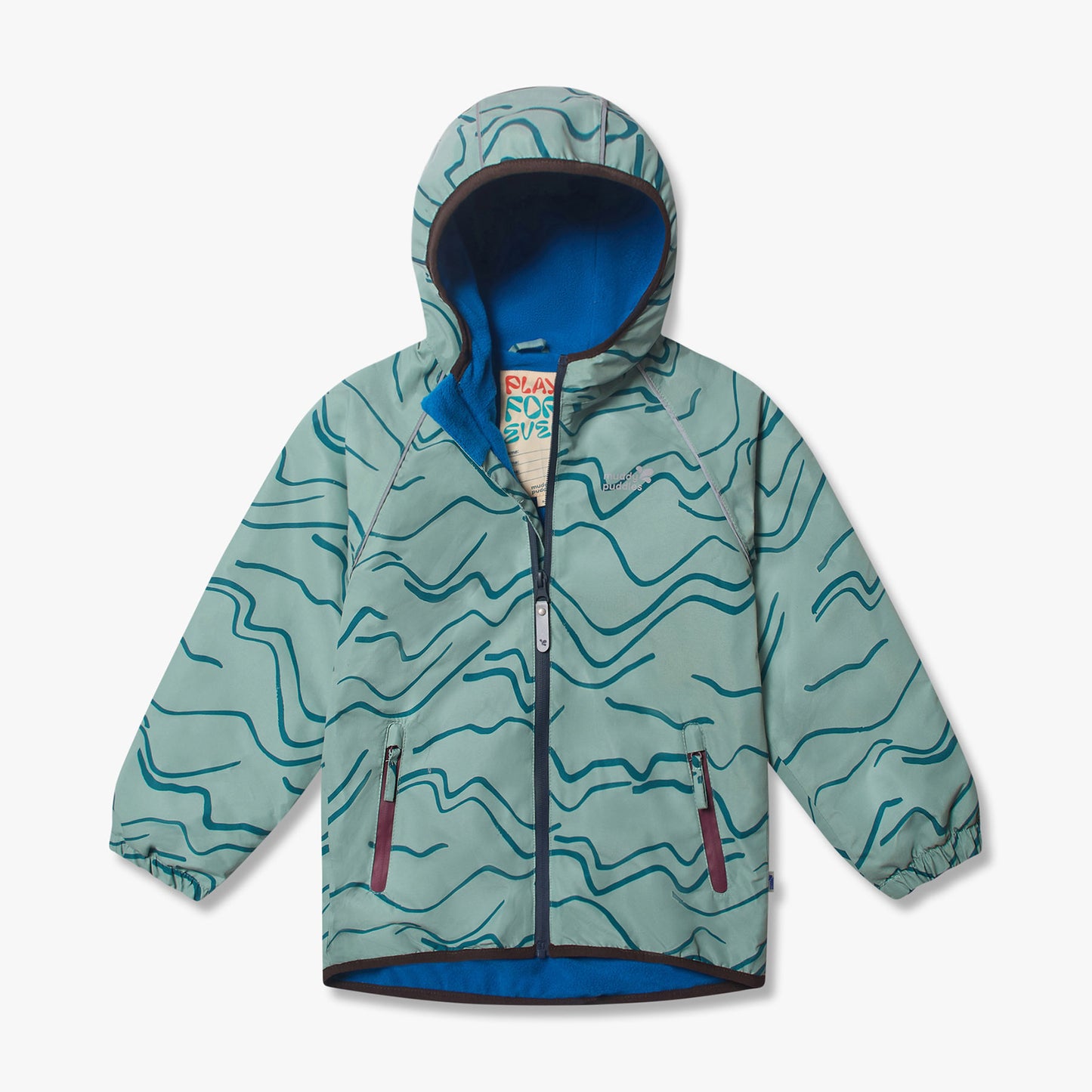 EcoSplash Fleece Lined Waterproof Jacket Green