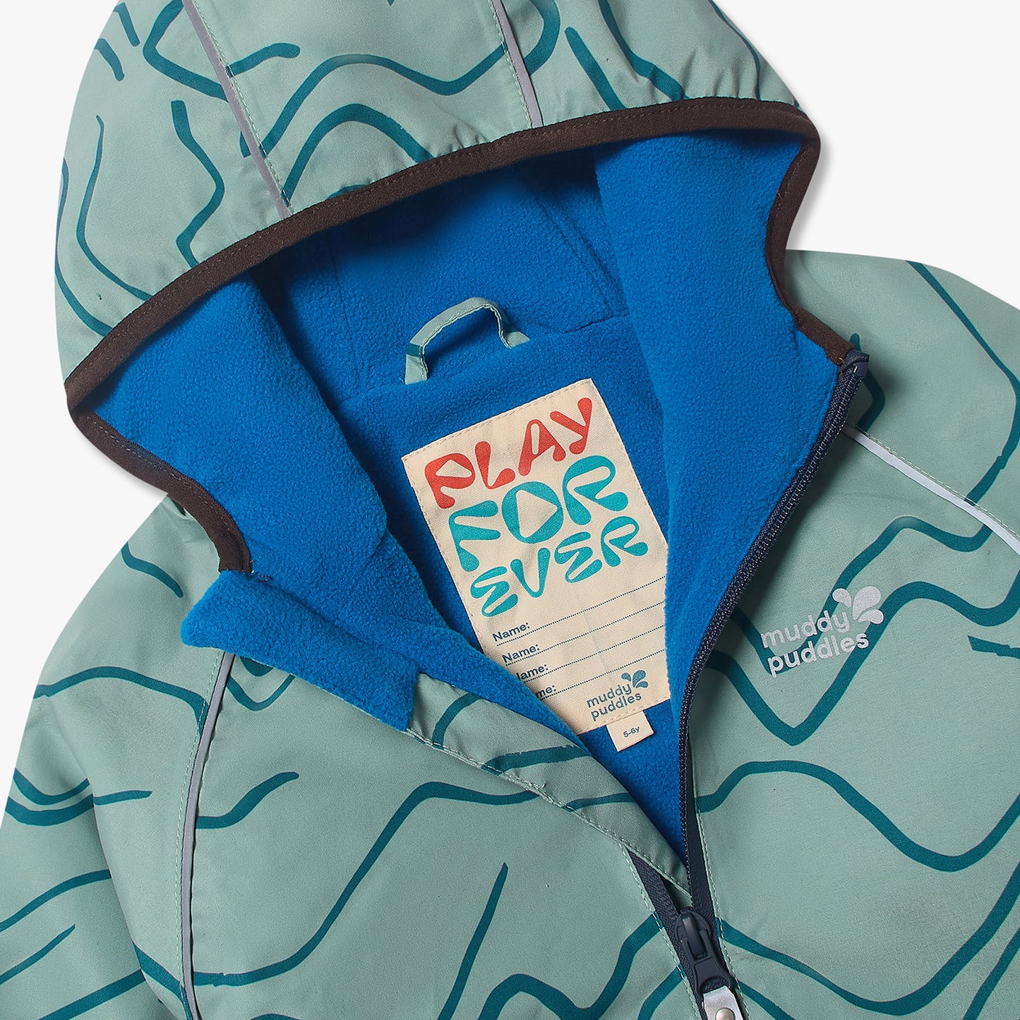 EcoSplash Fleece Lined Waterproof Jacket Green